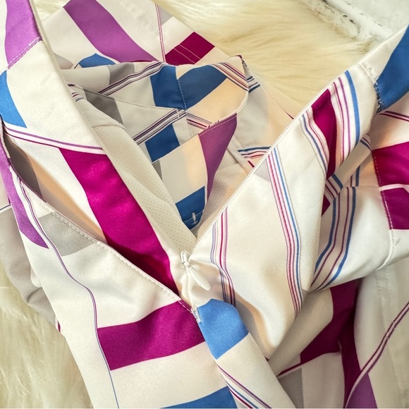 Adidas Mini Skirt‎ in White and Purple for running, pickle ball, casual athletic - Picture 10 of 13